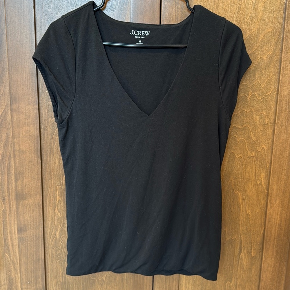 Like New Medium J. Crew Form Knit V Neck